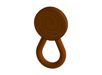 Chewy Sitxx Chew Lolli Swirl Oral Motor Tubes Chocolate Flavor