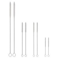 Amazer Straw Brushes, Drink Straw Cleaning Brushes kit for Multiple Size Straws Baby Bottles Cup Lid Hummingbird Feeder, 4 Sizes - 8 Pieces