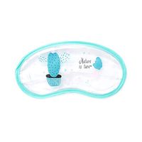Creative Clear PVC Cooling Sleep Eye Mask Candy Color Cartoon Cactus Watermelon Cute Breathable Ice Gel Cool Compress Blindfold