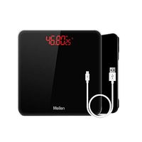 daily supplies Home Smart Bluetooth Body Fat Scale, USB Charging High Precision Measurement Digital Bmi Bathroom Scale Health Scale, Body Composition Analyzer, LCD Backlit Display