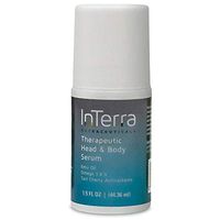 InTerra Nutraceuticals Therapeutic Head & Body Serum | Migraine & Topical Muscle/Pain Relief with Natural Cooling Effect | for Use On Face & Other Parts of The Body | 1.5 Fl Oz (44.36 ml)