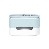 MERICP Creative Multifunctional Tissue Box, Remote Control, Cosmetics and Pencil Storage Box Home Office Desktop Storage Box Mobile Phone Holder