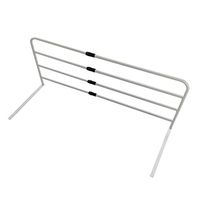 LYP-Medical Bed Safety Rail,Premium Stainless Steel+Retractable Bed Rails,Fall Prevention Bed Side Rails,Assistance for Getting in and Out of Bed at Home