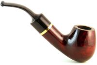 Mr. Brog Full Bent Tobacco Pipe - Model No: 81 Maestro Mahogany - Mediterranean Briar Wood - Hand Made