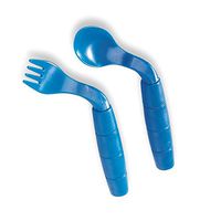 Easieaters Easieaters Curved Right Handed Fork and Spoon Set