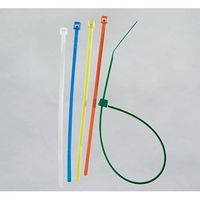 40 Pound Solid Nylon Cable/Zip Ties, 5.5" L, Black; 100/Pk