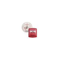 Wheelock Hsrc Hsc Series Red Ceiling Mount Fire Alarm Signal Horn Strobe