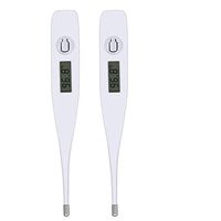 2PC Digital Thermometer Oral Fever Thermometer for Babies, Children and Adults, Accurate Fast Temperature Reading Body Thermometer for Oral, Armpit or Rectal Temperature Fast delivery Within 7-12 Days