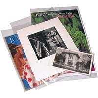 Print File 4 mil Polyethylene Storage Bag with 2" Flap, 8.5x11"-100 Bags