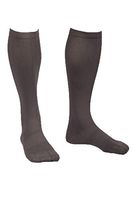 EvoNation Men's USA Made Graduated Compression Socks 20-30 mmHg Firm Pressure Medical Quality Knee High Orthopedic Support Stockings Hose - Best Comfort Fit, Circulation, Travel (XL, Gray)