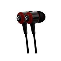 Getttech in Ear Earbuds Hard Headphones with Microphone 3.5mm red/Black (mi-1250r)