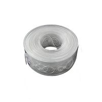 Jonerytime5m Plastic Transparent Balloon Chain Tape Arch Connect Strip for Wedding Birthday Party Decor White