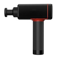 MLX Muscle Massage Gun, Deep Tissue Massager with 4 Massager Heads and Carrying Case, Athlete's Fascia Fitness Equipment (Color : Black)