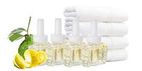 (4 Pack) Scent FIll Plug in Scented Refills Fresh Linen Fits Air Wick Scented Oil Warmers