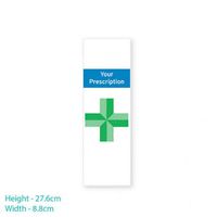 Green Health Cross CP3 Prescription Paper Bag P3 X1000
