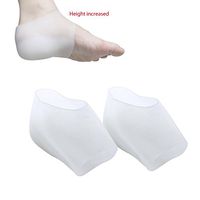 Heel Pain Gel Pads,KOBWA Heel Cups Plantar Fasciitis Inserts, Gel Heel Pads Cushion Great for Heel Pain, Heal Dry Cracked Heels, Achilles Tendinitis, for Men & Women