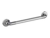 WingIts WGB5PSKN18 STANDARD Grab Bar, Diamond Knurled Grip, Concealed Mount, Polished Knurled Stainless Steel, 18-Inch Length by 1.25-Inch Diameter