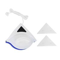Jinxuny Double-Sided Magnetic Window Cleaner, Glass Wiper Cleaning Tools, Surface Cleaning Brush for High-Rise Double Glazed Windows, 2xCotton Cloth
