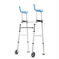 WDWL Walker Elderly handrail Walking Walking aid Disabled Four-Legged Cane Walking aid Folding WD (Color : A)