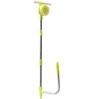 TOPBATHY Telescopic U Shaped Window Cleaning Tool Detachable Window Scrubber Glass Sponge Mop Cleaner Double-Sided Glass Squeegee Cleaner Kit