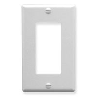 ICC IC107DFSWH Decorex Faceplate 1 Gang - White (ICC-IC107DFSWH)