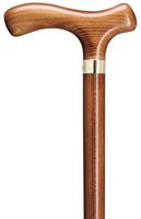 Men Fritz Cane Scorched Beechwood Comfort Handle  -Affordable Gift! Item #DHAR-9761500