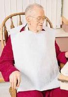 McKesson Bib Adult 16"X24" With Pocket Clothing Protector White - Case of 500 - Model 18-962