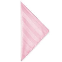 Ultimate Textile -2 Dozen- Satin-Stripe 20 x 20-Inch Cloth Dinner Napkins, Light Pink
