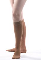 Allegro 15-20 mmHg Essential 16 Sheer Knee High Closed Toe (Taupe) Small