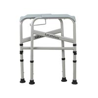 Toilet handrail Mobility aids Modern Bathroom Elderly Pregnant Women Toilet seat Frame Free Punching Non-Slip Folding (Color : Silver, Size : 564665cm)