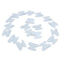 Silicone Eyeglasses Nose Pads,Non-Slip Adhesive Nose Pads for Eyeglass Sunglasses Spectacles 10 Pairs Clear