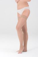 Mediven Sheer & Soft Women's Thigh High 15-20 w/ Lace Band Size III Open Toe Natural