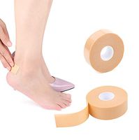 2 Roll Moleskin Self-Adhesive Blister Pads Foot Care Sticker - Anti-Slip Waterproof Multi-Purpose High-Heeled Foam Tape Adhesive Protection Shoes Insoles for Prevention and Healing