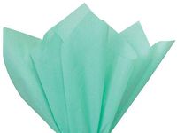 20ct *16 Colors* Tissue Paper for Gift Wrapping 20"x26" Solid Sheets Your Choice (Aqua Blue-Green) nfLG1852