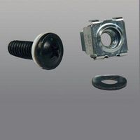 Tripp Lite SR200 SmartRack Square Hole Hardware Kit - 50 Each Cage Nuts and Bolts