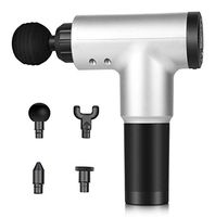 GideaTech Massage Gun,Handheld Deep Tissue Massager Electric Quiet Portable Massaging Gun,Sports Recovery Massager,Gray