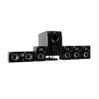 auna Areal Active 525 • 5.1 Surround Sound System • Home Cinema System • Bass Reflex • 5 Satellite Speakers • Bluetooth • USB Port • SD • AUX • Black