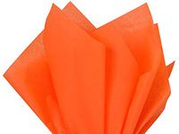 Orange Tissue Paper 20x26" 240 Sheet Half Ream (3 Packs) - WRAPS-CT2HOR