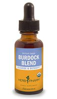 Herb Pharm Certified Organic Burdock Blend Liquid Extract to Support Cleansing & Detoxifying - 1 Ounce