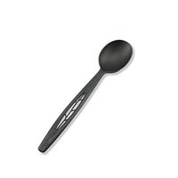 Jaya 100% Compostable 6.5" Black Heavy Duty Cutlery, Spoon, 1000-Count Box