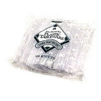 Waddington North America 430202 Clear Extra Heavyweight Plastic Knives, 7" (05-0180) Category: Plastic Knives