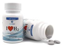 AlkaWay Molecular Hydrogen Tablets for Drinking Water - Hydrogen Infused Sports Supplement - 60 Dissolvable Tablets - Potent H2 Tabs w/Magnesium - I Love H2