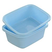Eagrye 18 Quart Large Plastic Wash Basin, Commercial Tote Bus Box, 3-Pack