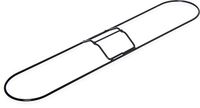 Carlisle 4167200 Zinc Plated Metal Dust Mop Frame, 24" Length x 5" Width (Case of 12)