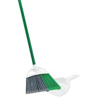 Precision Angle Broom with Dustpan Multi Color Plastic