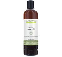 Banyan Botanicals Neem Oil – Pure & Organic Neem Oil – Traditional Ayurvedic Neem Oil that Cools & Soothes – Supports Healthy Skin, Hair, Nails & More – 12oz. – Non GMO Sustainably Sourced Vegan