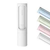 FONWAPAI Lint Brush Remover for Clothes,Pet Hair Remover Brush for Travel, Reusable Cylinder Pet Fur Hair Velvet Roller Brush from Furniture with Pocket Mini Storage(White)