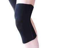 Alpha Medical Compression Support Knee Brace with Support Stays (X-Small, Black)