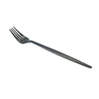 HIOFFER Flatware Set,Stainless Steel Dinnerware Set - Dinner Fork Suitable for Families, Kitchens, Hotels or Restaurants - Black,1PCS