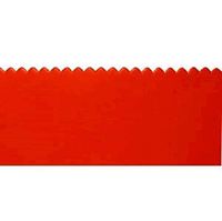 Midwest Rake 79765 16" Rubber Squeegee Blade, 1/4" Notch, Single Side, Red